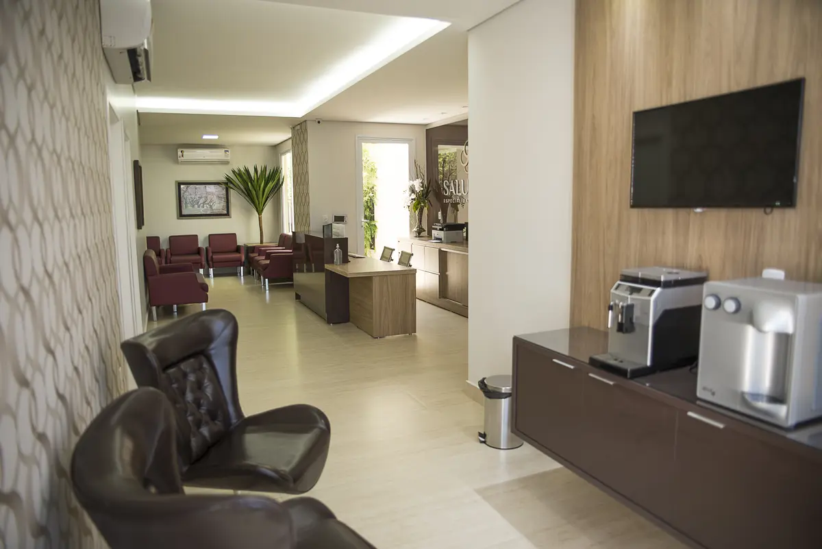 Ambiente interno da clínica